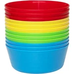 Kids Plastic Bowls Set Of 12 - 10 Ounce Microwave & Dishwasher Safe. Fixed Price $7.20.