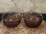 The Pioneer Woman 5" Adeline Embossed Glass Dessert Bowl 13 Oz Plum Purple. Fixed Price $24.99.