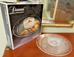 Luminarc Diamant 2 Piece Snack Set - 13" Glass Platter And 5" Bowl Excellent!. Fixed Price $12.99.