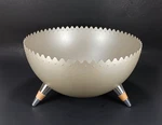 Vintage 90'S Alessi Chimu Bowl By Joanna Lyle Gray Silver Matte Metal Italy Wear. Fixed Price $75.00.