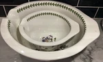 Portmeirion Botanic Garden Batter Mixing Bowl W/ Pour Spout Set Of 2. Fixed Price $50.40.