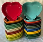 Fiesta 7.5" Medium Heart Shaped Bowl 1ST Quality Choose Color - Valentine's Day. Fixed Price $27.99.