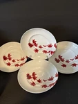 Pc Mikasa Pure Red Soup/pasta Cereal Bowls Sl 134 New W/tags 8.75 Portugal. Fixed Price $59.99.