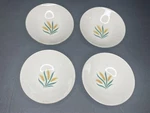 Vintage Homer Laughlin Royal Harvest Dessert Bowls 4 5.5 Inch Dia. #RY255. Fixed Price $15.00.