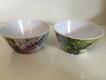 Set Of (2) Zak! 2013 Jedi Master Star Wars Cereal Bowls Plastic Melamine 6. Fixed Price $12.99.
