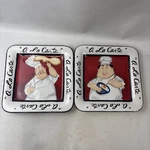Carte Ceramic Snack Trays Lot Of X10 3/4 Plate No. 11201. Fixed Price $24.99.