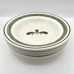 Olive Garden Pasta Soup Bowls Green White Buffalo China 8 3/4 9705A Set Of. Fixed Price $22.99.