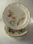 Nos Vintage S/ 4 Mikasa Country Charm Strawflowers Fg 003 Plates 1981-1988. Fixed Price $39.55.