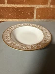 Wedgwood Gold Florentine 8 Soup Bowls Bone China England Set Of 4. Fixed Price $149.99.