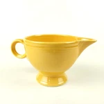 Vintage Fiestaware Individual Creamer Sunflower Yellow Homer Laughlin Usa. Fixed Price $7.95.