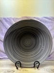 Guzzini Centerpiece Bowl, Sky Grey Recycled Plastic Large Unique! Msrp $100. Fixed Price $35.00.