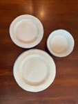 Tag Veranda Melamine Dinner Plate Salad Bowl Linen Crackle Bpa-free Nwt. Fixed Price $8.00.