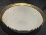 Lenox Westchester Presidential Collection 24K Gold Round Serving Vegetable Bowl. Fixed Price $179.95.