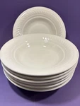 Gibson Dinnerware White Imperial Braid Set Of 7 Soup Cereal Bowls, 1/8". Fixed Price $22.99.
