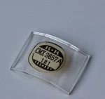 Original Vintage Gruen Curvex 370 650 Watch Faceted Glass Crystal Cmx 2657A 181. Fixed Price $59.99.
