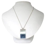 Used Gucci 925 Logo Plate Necklace / J207-5. Fixed Price $176.00.
