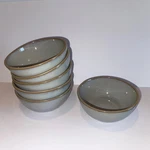 Blue Stoneware Reactive Exposed Rim 6" Cereal Bowl Set Of - Hearth & Hand. Fixed Price $44.98.