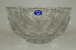 Vintage Neman Crystal Glassware 6 1/2" Collared Bowl Dish Euc W/ Foil Label. Fixed Price $39.99.