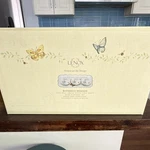Lenox Butterfly Meadow Porcelain Hors D'oeuvre Tray Set W/ 3 Bowls, Dw Safe. Fixed Price $30.00.