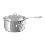 Mauviel M'cook 5-PLY Sauce Pan With Lid, Cast Stainless Steel Handle, 2.6-QT. Fixed Price $227.00.