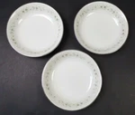 Vtg Carlion Andover 7 1/2" Sango Japan 482 Salad Soup Bowl Gray Floral Set Of 3. Fixed Price $30.00.