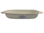 Vintage Corning Ware Roaster Blue Cornflower P-21 Dimensions 13X9X2. Fixed Price $25.00.
