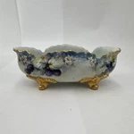 Bavaria Porcelain Oval Floral Decorative Bowl Gold Trim Glossy. Fixed Price $294.88.