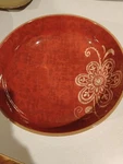 Pier Maribeth Round Red Serving Bowl 12. Fixed Price $28.41.