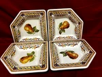 Williams Sonoma Verger Set Of 4 Pear Serving/salad Bowls 8 1/2" Italy. Fixed Price $39.95.