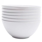 Yinshine Melamine Cereal Bowls - 28OZ White Dinnerware Soup Set, Pack Of 6. Fixed Price $34.29.