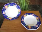 Set Of 4 Mikasa Gallery DV018 Florella Pasta Soup 9.25 Japan. Fixed Price $34.99.