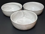 Artisanal Kitchen Supply Coupe Grey Cereal/soup Bowls 6" (set Of 3) Nice!!!. Fixed Price $29.99.
