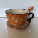 Temptations Floral Lace 24 Oz Soup Mug W/lid & Spoon Retired New. Fixed Price $24.99.