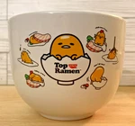 Sanrio Ramen Bowl Gudetama Lazy Egg 20OZ Ceramic Noodle Chopsticks. Fixed Price $9.90.