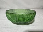 E.o Brody Co Vintage Green Ribbed Glass Candy Bowl Cleveland, Oh, Usa, 6-INCH. Fixed Price $7.99.