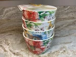 222 Fifth Coraline Dessert, Appetizer Snack Bowls Set Of 4 Beautiful Floral New.. Fixed Price $49.99.