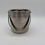 Godinger Williams Sonoma Stainless Steel Hammered Double Wall Ice Bucket. Fixed Price $22.50.