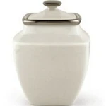 Lenox, Solitaire, Square Sugar Bowl With Lid. Fixed Price $78.99.