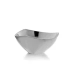 Nambe Oven Safe Polished Metal Tri Corner Decorative Serving Bowl 7.5", Silver. Fixed Price $120.00.