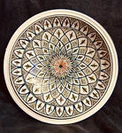 Le Souk Tunisia Ceramique Pottery Mediterranean Tabarka Round Serving Bowl 16. Fixed Price $195.00.