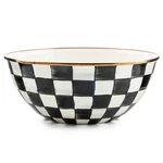 Mackenzie-childs Enamel Everyday Bowl, Serving Large (1 Bowl) Courtly Check. Fixed Price $165.66.