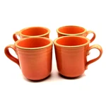 Four Noritake Madera Peach Stoneware Coffee Mugs 12OZ Excellent Condition!. Fixed Price $14.95.