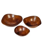 Studio Art Pottery Mid-century Modern Brown Glazed Nested Bowl Set Of 3 Signed. Fixed Price $154.99.