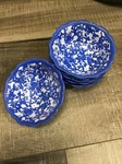 Pioneer Woman Melamine Dip Bowls Cobalt Country Splatter Pattern Set Of 6 New. Fixed Price $31.34.