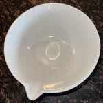 Pillivuyt France SAN1428 11 Inch White Mixing Bowl With Pouring Spout:. Fixed Price $90.00.