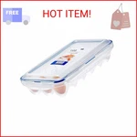 Lock & HPL955 Storer For 18 Eggs- Clear/blue, 32 X 17.5 Cm. Fixed Price $26.22.
