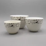 Oiseau Black By Ciroa Nesting Bowls Set Of 3 Mint. Fixed Price $52.17.