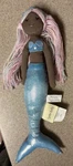 Cynthia Rowley 16 Mermaid Stuffed Doll, Blue Tail Pink/white Yarn Hair, Ethnic. Fixed Price $9.99.