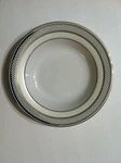 Ralph Lauren New Silk Ribbon Pearl Rim Soup Bowl 8.5". Fixed Price $43.20.