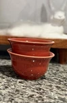 Set Of 2 Homer Laughlin Fiesta Paprika Bullion Fruit Bowls Dessert Snack Retired. Fixed Price $27.49.